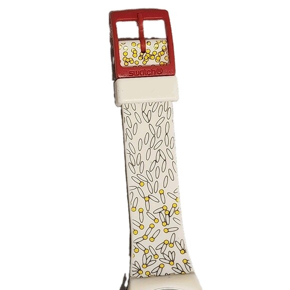 Vintage Swatch Pick Me GW174 Floral Daisy Swiss Watch Needs Battery main image 6